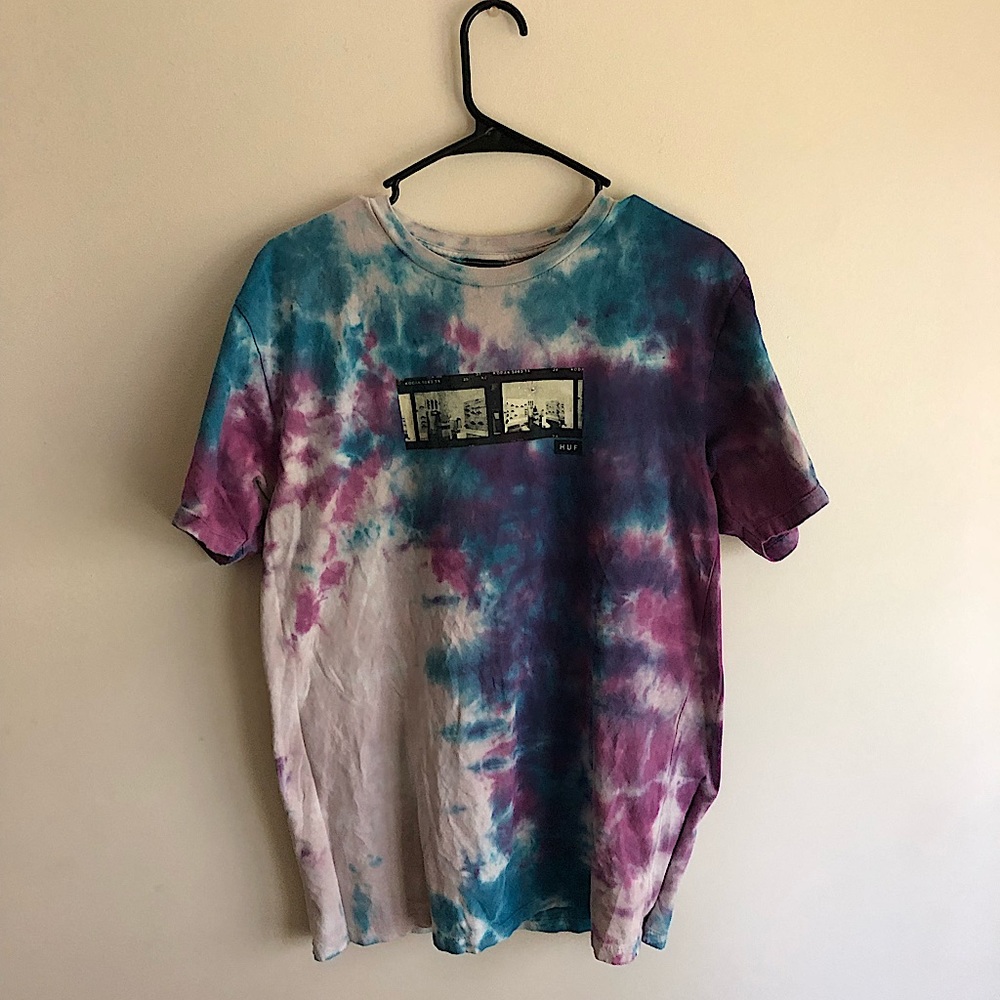 HUF Kodak Film Tie Due Purple Blue T-Shirt